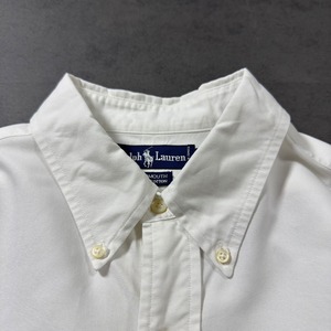 Ralph Lauren oxford shirt YARMOUTH 2XL相当 古着