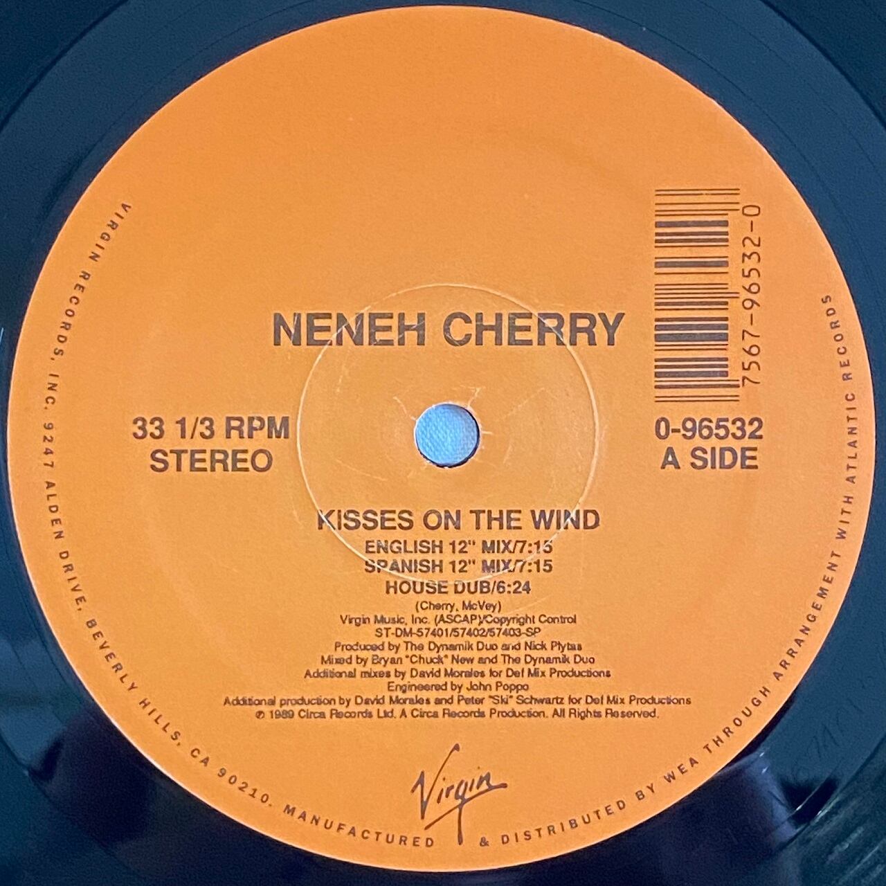 12EP】Neneh Cherry – Kisses On The Wind | マメシバレコード