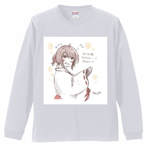 【長袖Tシャツ】巫女さん服を着たとき