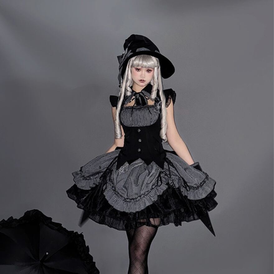 ゴスロリ 蜘蛛の巣ウエストチェーン Alice Girl 魔女シリーズ ゴシック