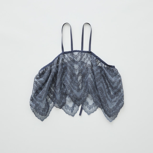 【予約商品2月～3月入荷予定】【26SS】eLfinFolk(エルフィンフォルク)Tinkerbell Lace Tops blue gray(free size)レース トップス