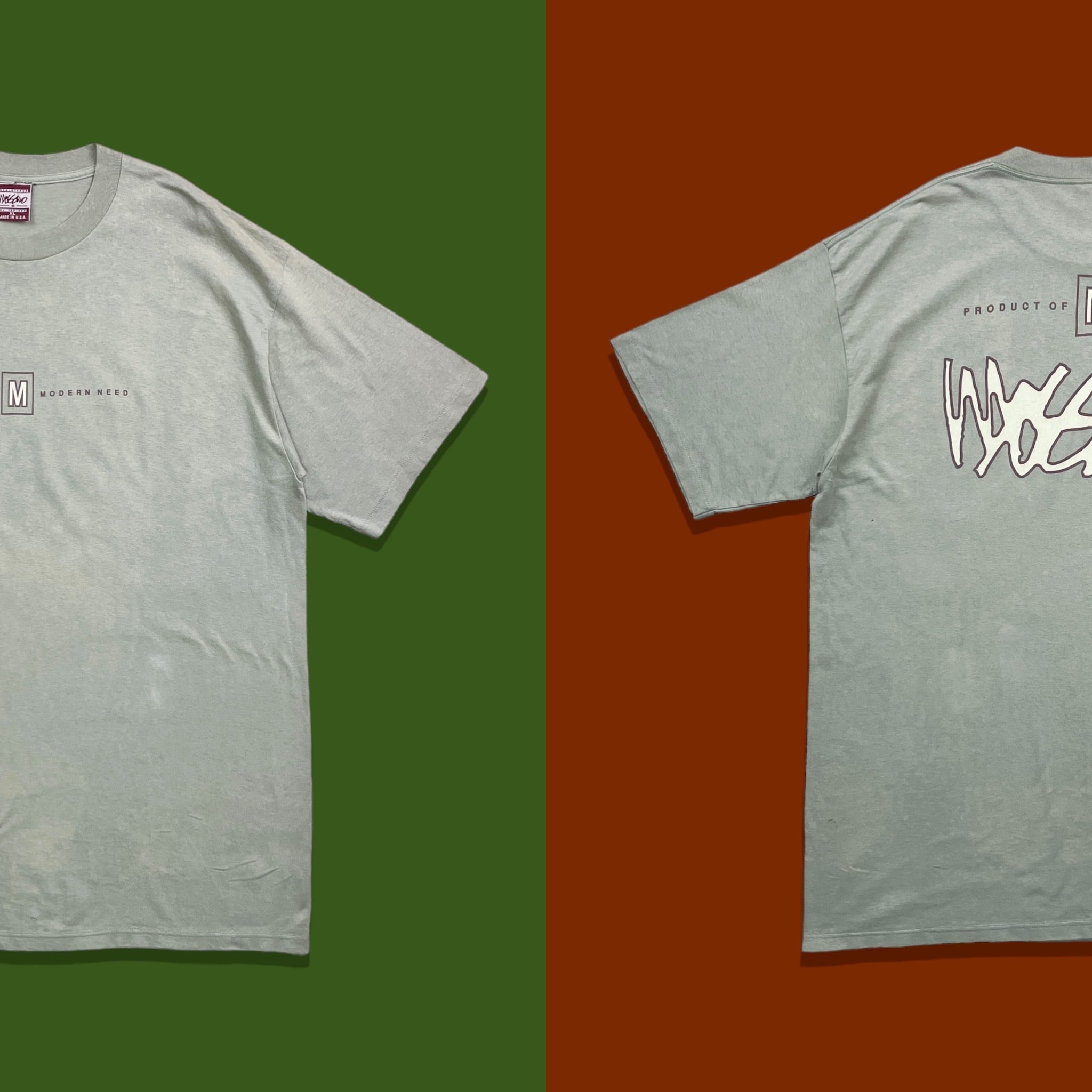 90s Mossimo PRODUCT OF MODERN NEED Message T-Shirt