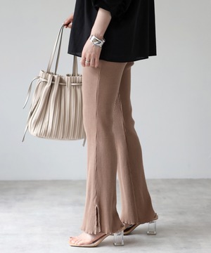 フレアリブレギンスパンツ【p-20060】.