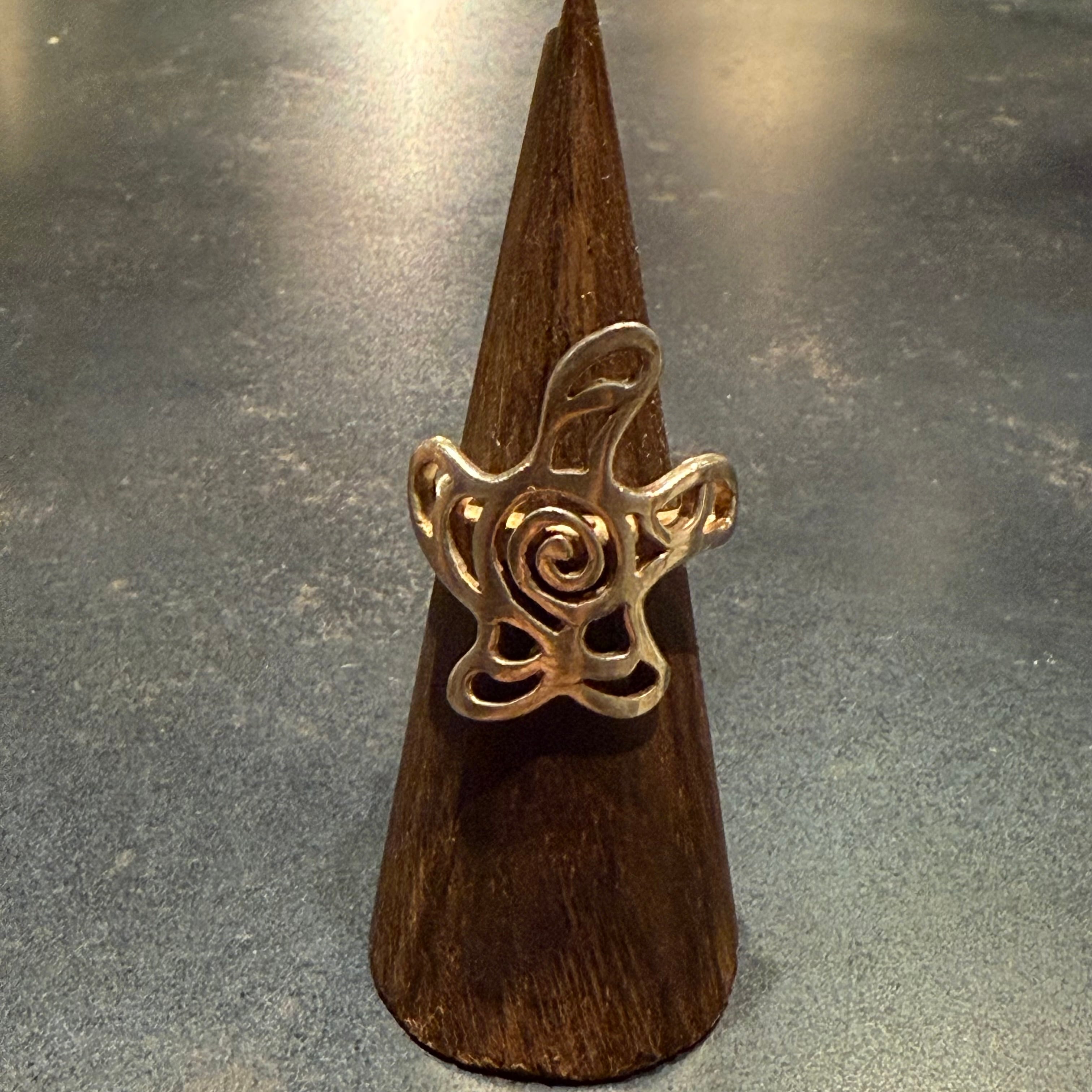 SILVER925 PEARL LIKE CHARM DESIGN RING/シルバー/リング