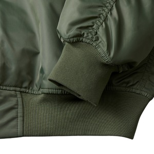 CODENAME by demily「"WHO ARE YOU?" MA-1 Black/Khaki」