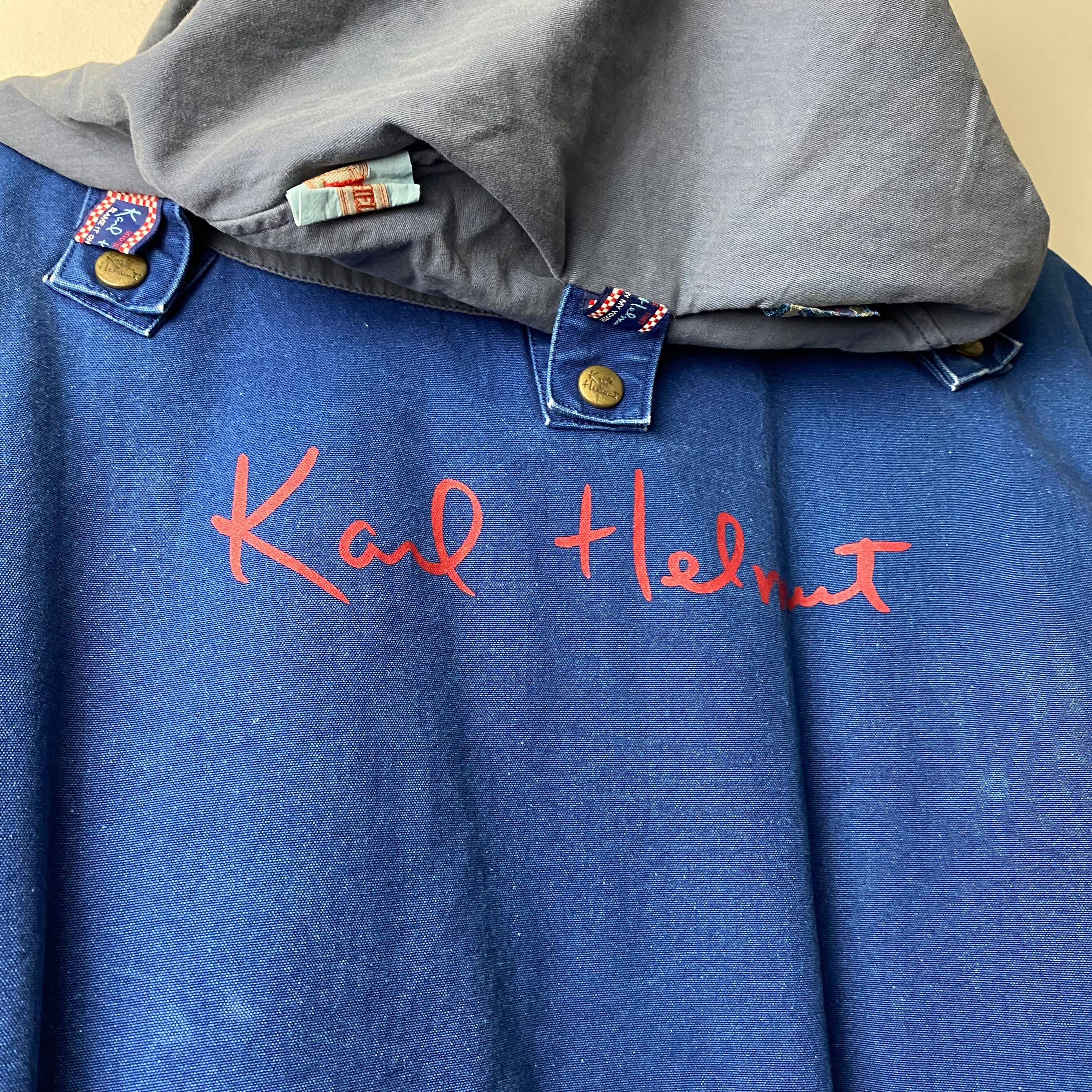 vintage KARL HELMUT denim parachute jacket | NOIR ONLINE