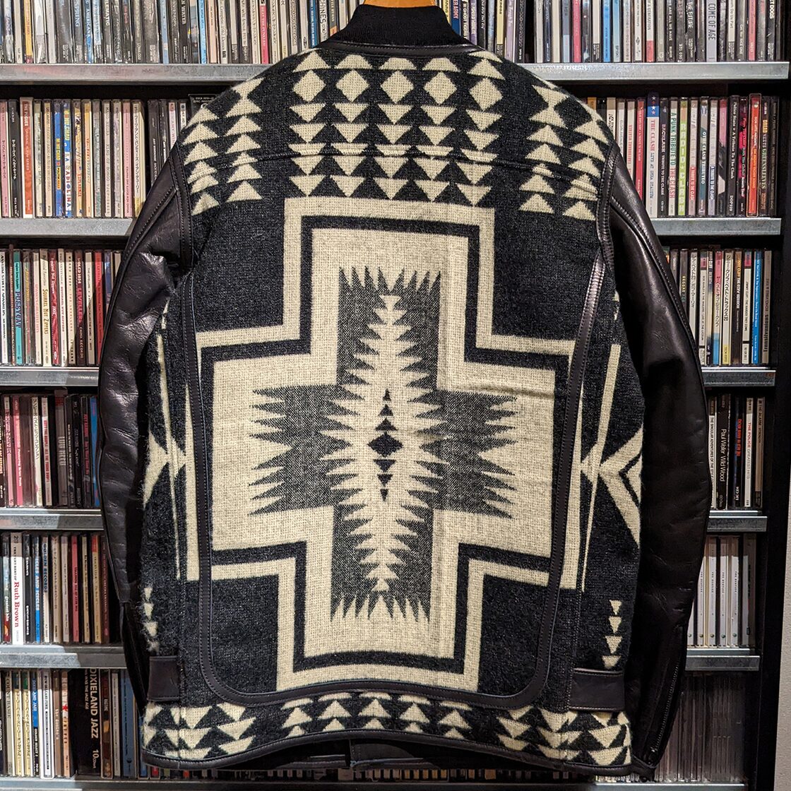 BLANKIE LEATHER JACKET GARA x blackmeans | Pay ID