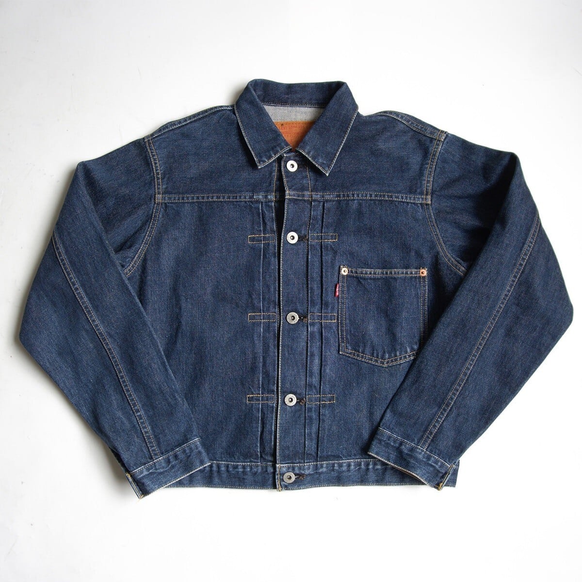 濃紺/ビッグサイズ】LEVI'S RED【1st coat デニム サックコート】L