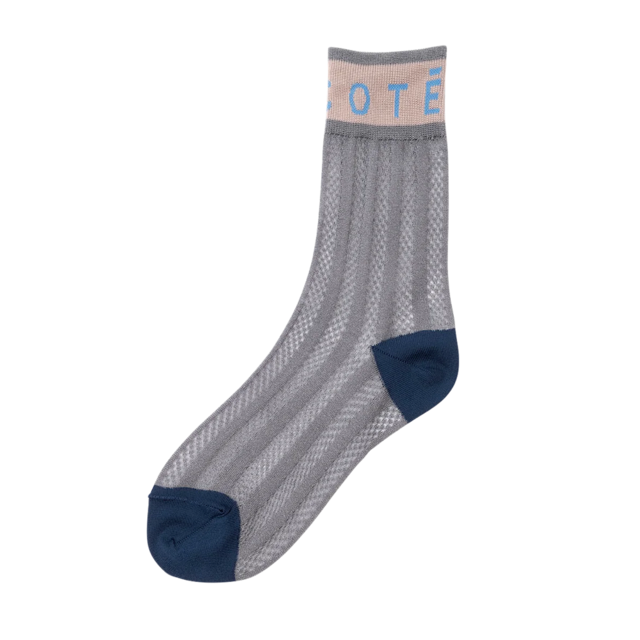TRICOTÉ / 【23-25cm】stripe mesh socks TR51SO029