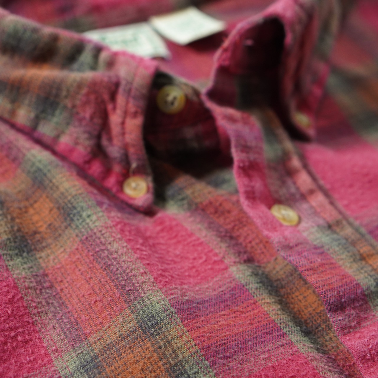 90s L.L.Bean flannel shirt "made in USA" XL 古着 - 6
