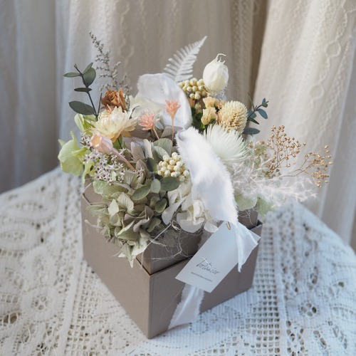 734.flower gift box S ｜フラワーギフトボックス