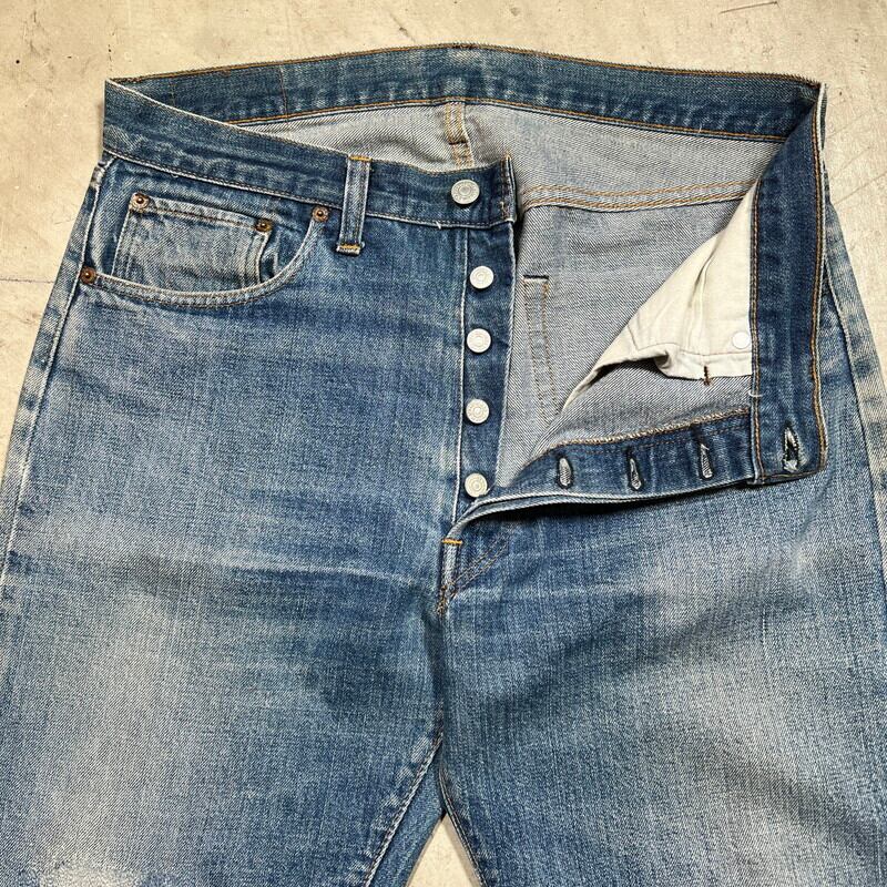 70's Levi's リーバイス 501 66前期 デニム 色落ち良好 刻印6 赤耳