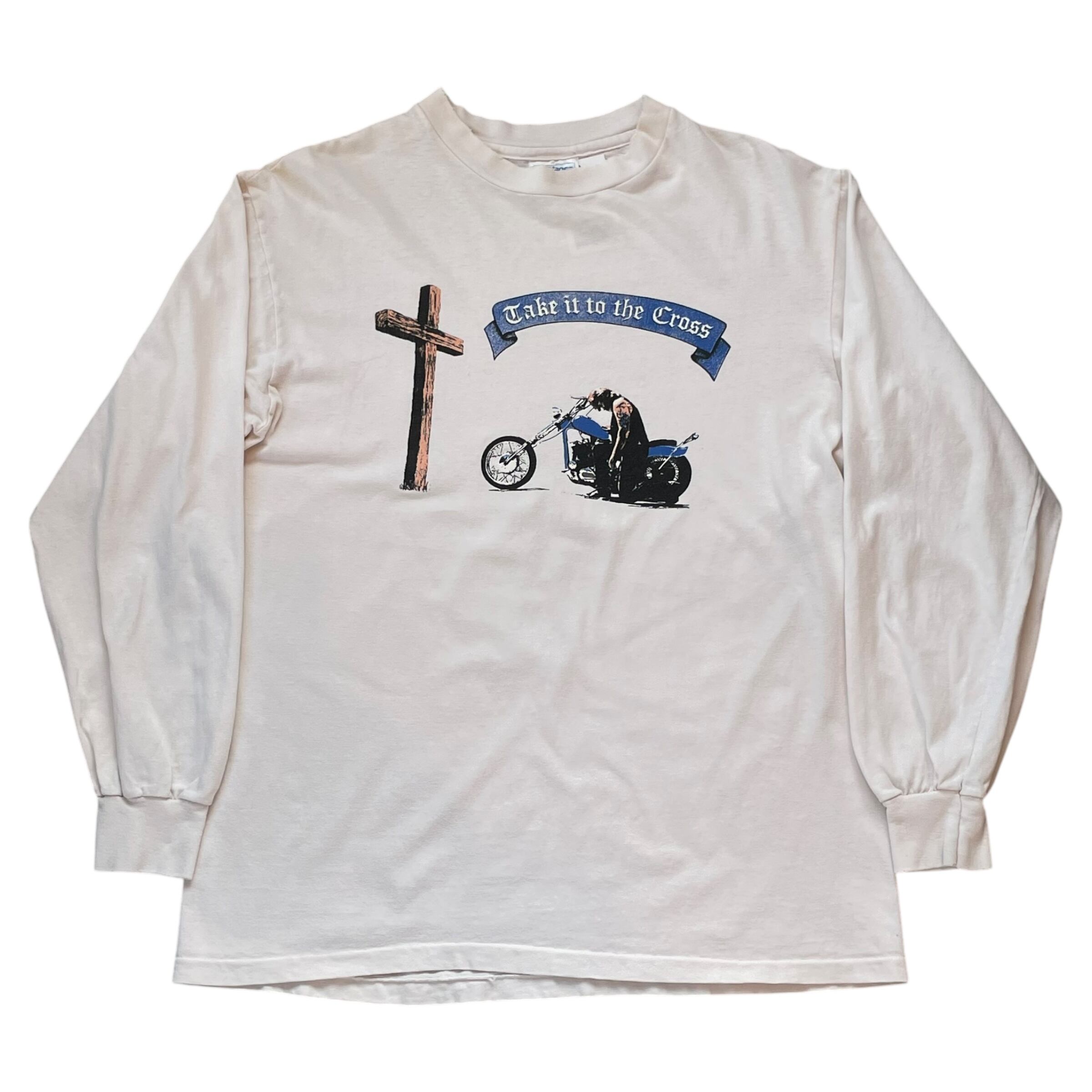 80~90s Jesus "Take it to the cross" L/S T-shirt