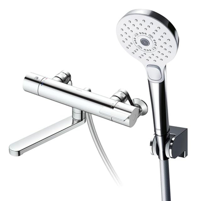 TOTO 浴室用壁付サーモスタット混合水栓 170mm コンフォートウェーブ