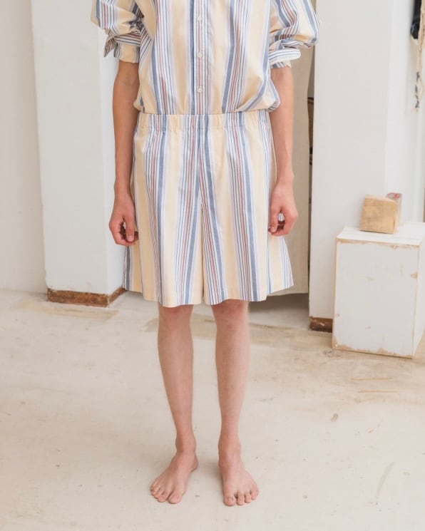 BASERANGE】STAVE SHORTS/MARTINIQUE STRIPE | TOLMA.