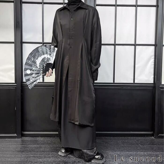 J KOO ベルテッド ロングシャツ KOBE LETTUCE（神戸レタス） シャツワンピース ロングシャツ
