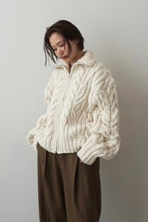 TODAYFUL Volume Handknit Cardigan ボリュームハンドニット  