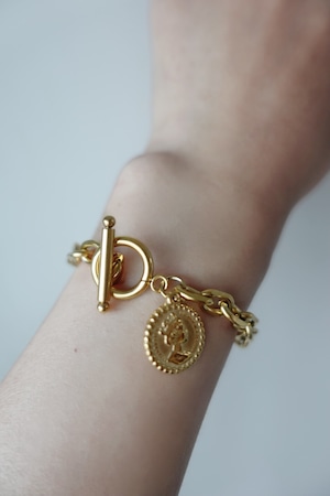 vintage coin bracelet