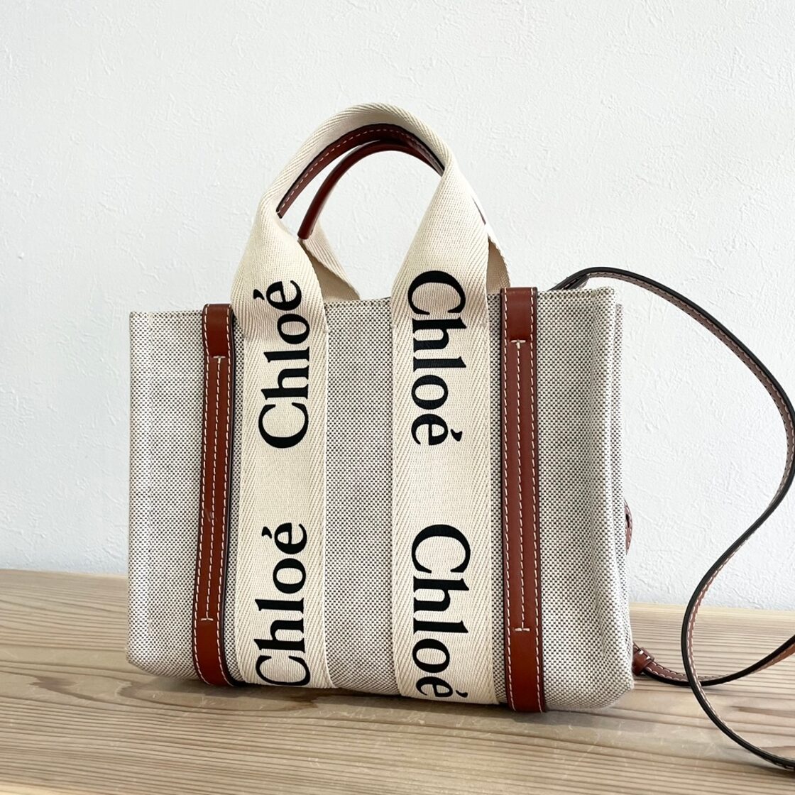 Chloe クロエ woody スモールトートバッグ ストラップ付き | Pay ID