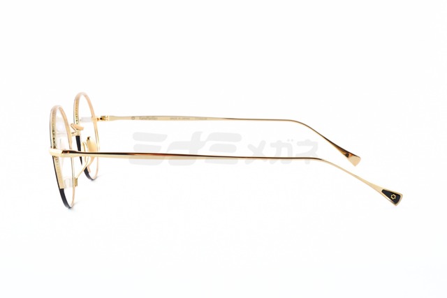 KameManNen メガネ KMN-5500 GD/BK ラウンド クラシカル カメマンネン 鯖江 日本製 正規品-3枚目