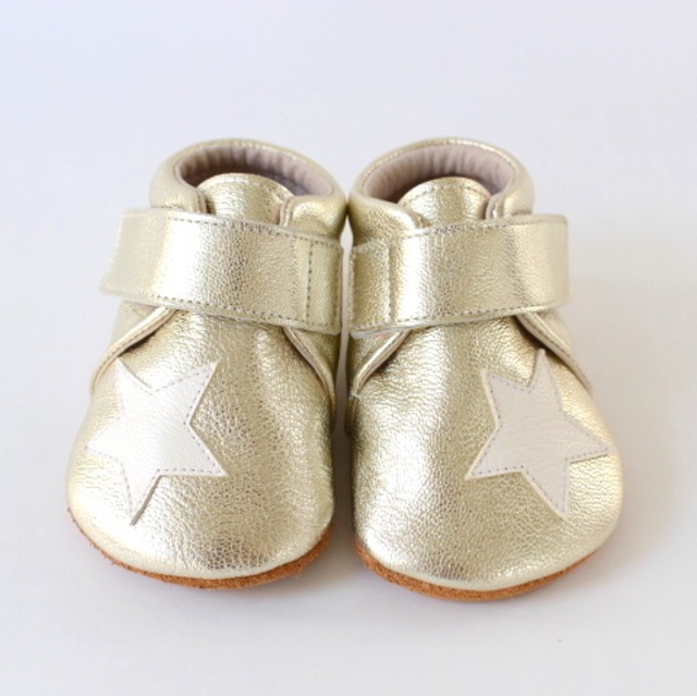 baby shoes（star）gold