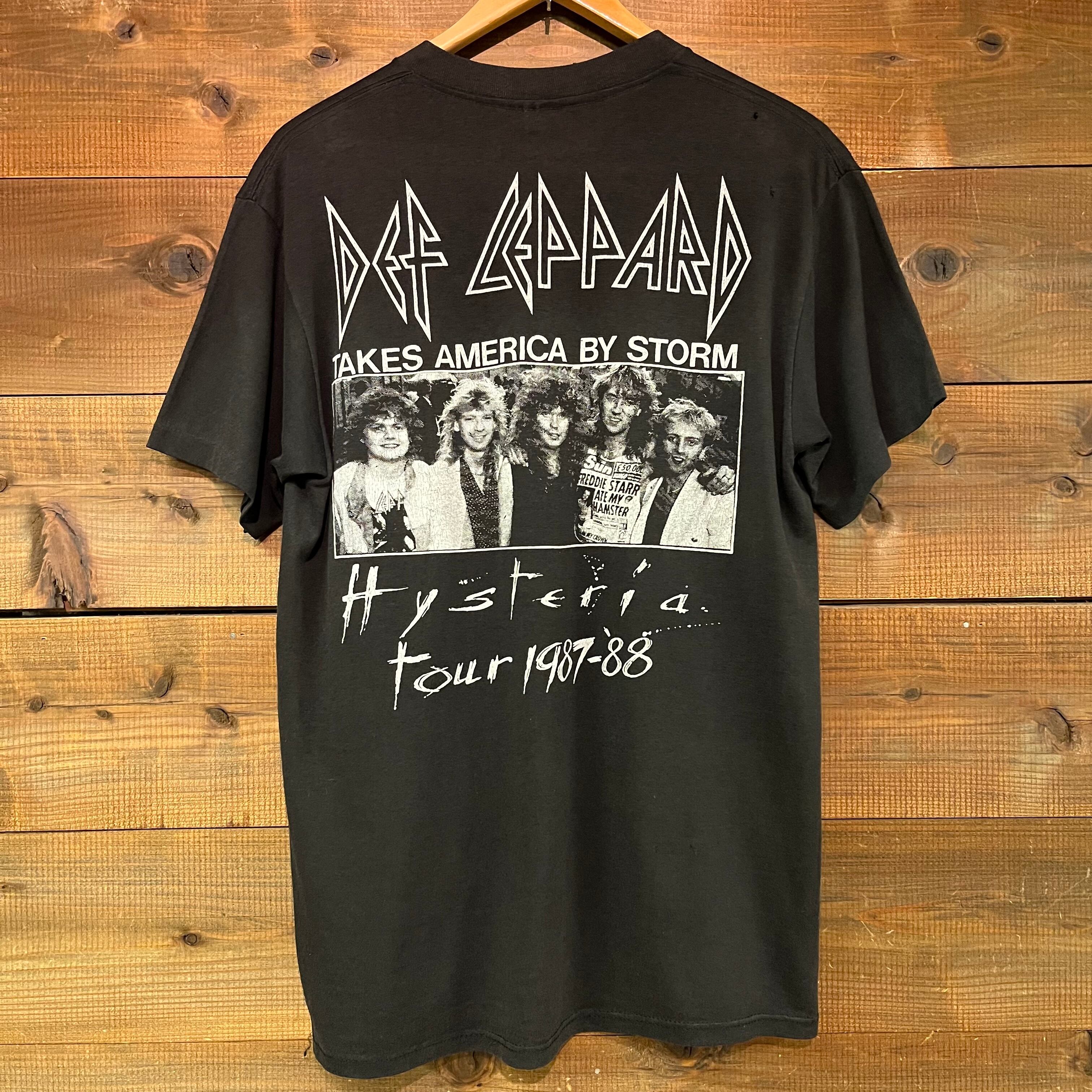 超激レア80'S Def Leppard hysteriaツアーtシャツ