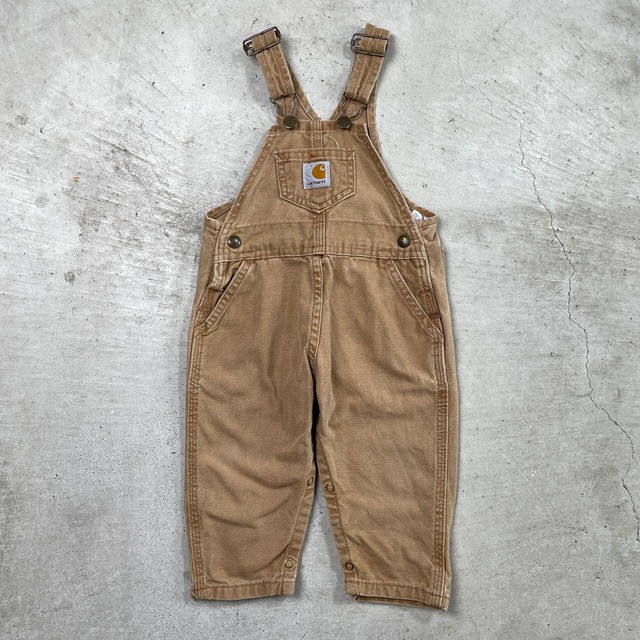 Kids】Carhartt カーハート ダック地 オーバーオール キッズ 24M 1-2歳 