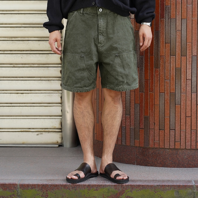 Gurank for khaki "CH double knee shorts" -OLIVE- Gurank for khaki "CH double knee shorts" -OLIVE-