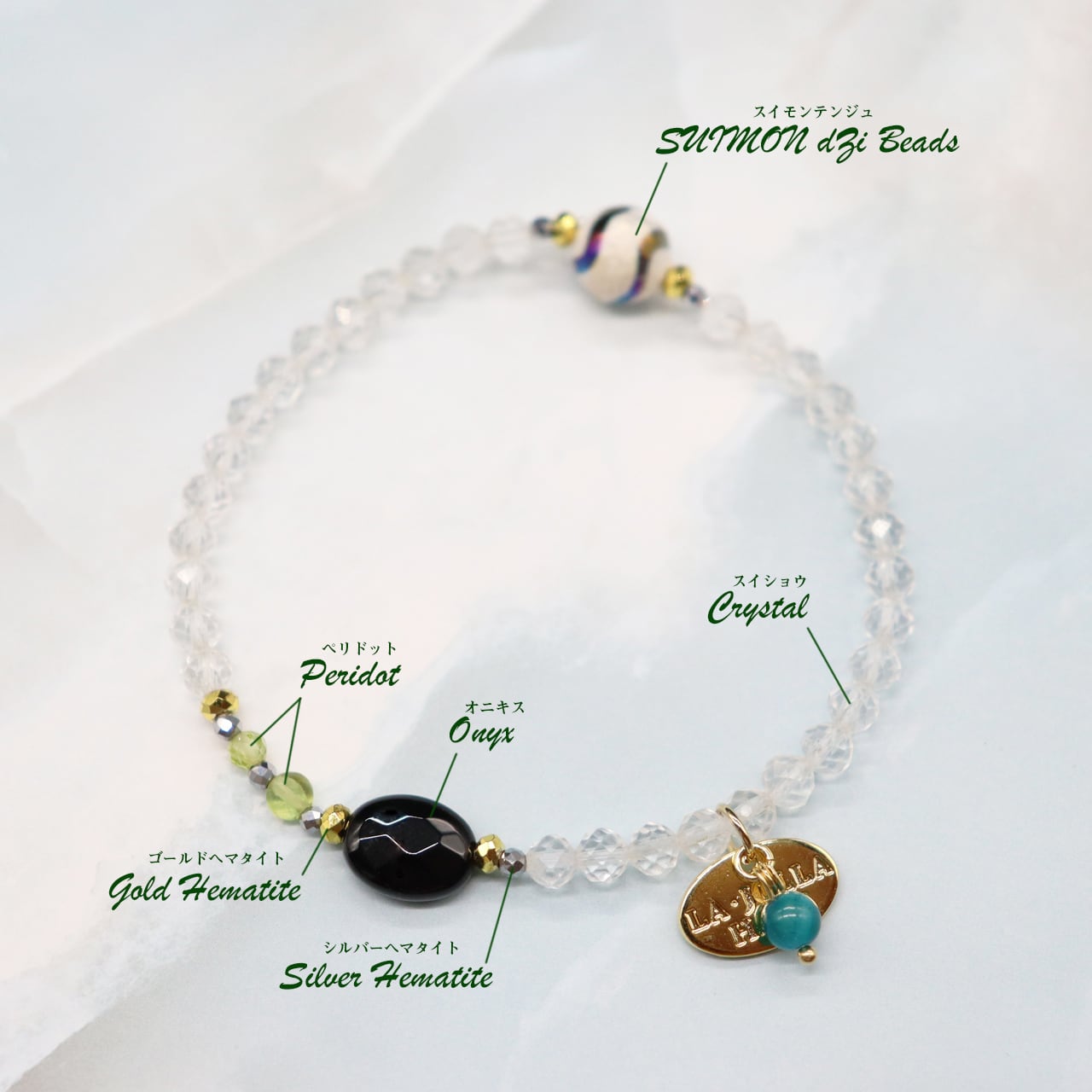 Miracle☆Rose 星型ヘマタイトとペリドットピアス Miracle☆Rose 星型ヘマタイトとペリドットピアス 【公式通販】