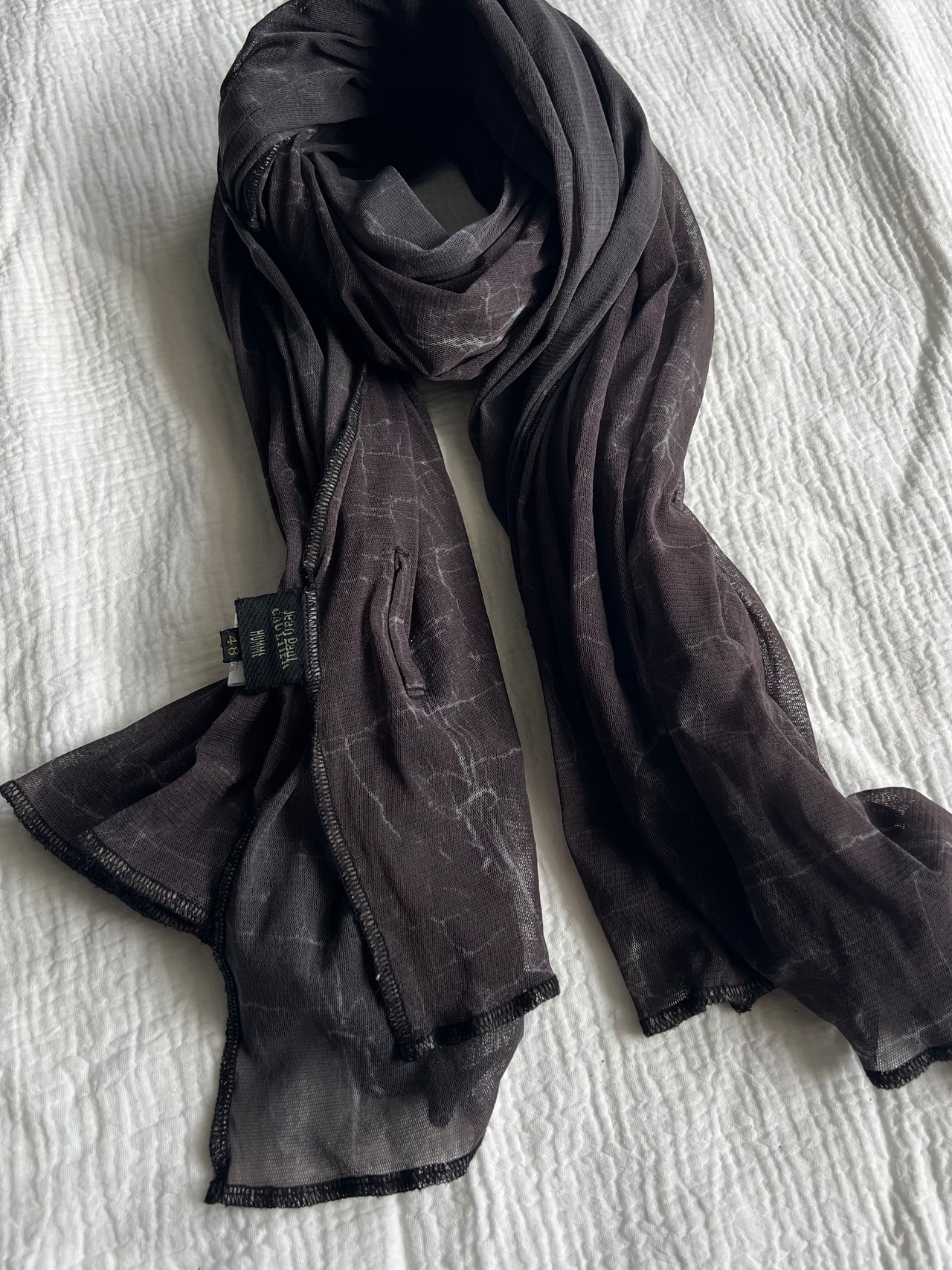 "Jean Paul GAULTIER" See-through Stole