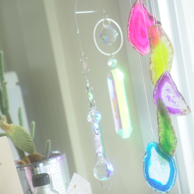 Vivid Rainbow 34 - アゲートヒーリングチャイム / Agate Healing Chime 1462