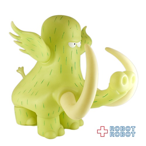 フューチャートーイ ギャートルズ マンモス マンモ ソフビ 緑蓄光 紙タグ付