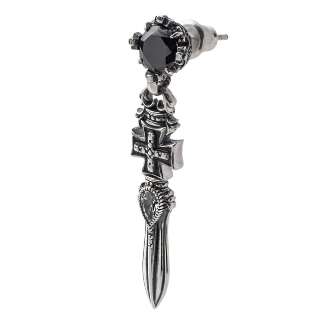 クロスソードピアス 片耳用 ACE0183 Cross sword earrings シルバーアクセサリー Silver Jewelry Brand