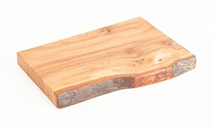 木村木品製作所 りんごの木 プレート 皮付 幅22×奥行き15×高さ2cm