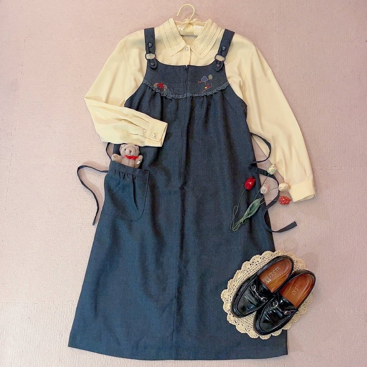 house trail jumper skirt