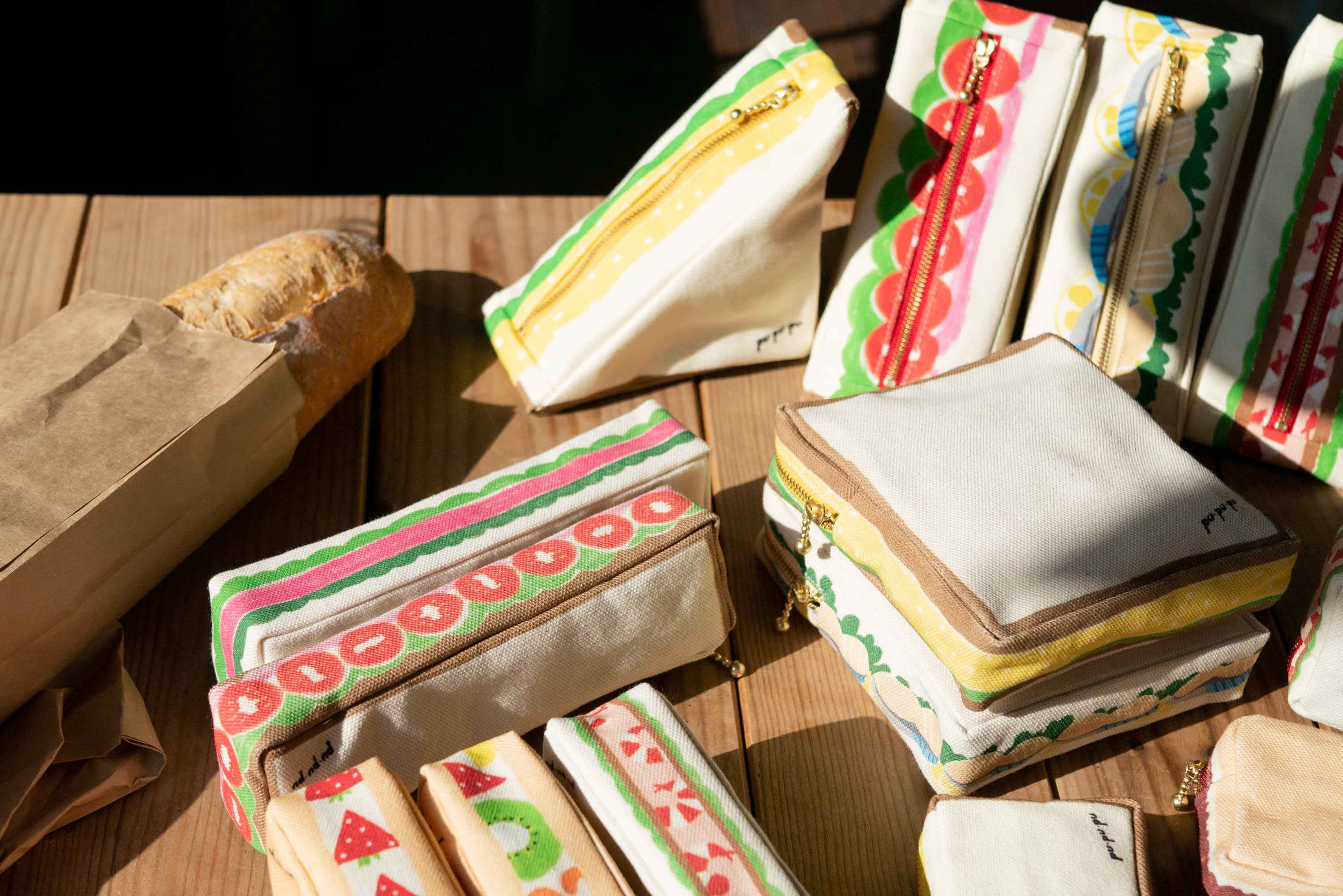 細長いサンドイッチポーチ ver.1