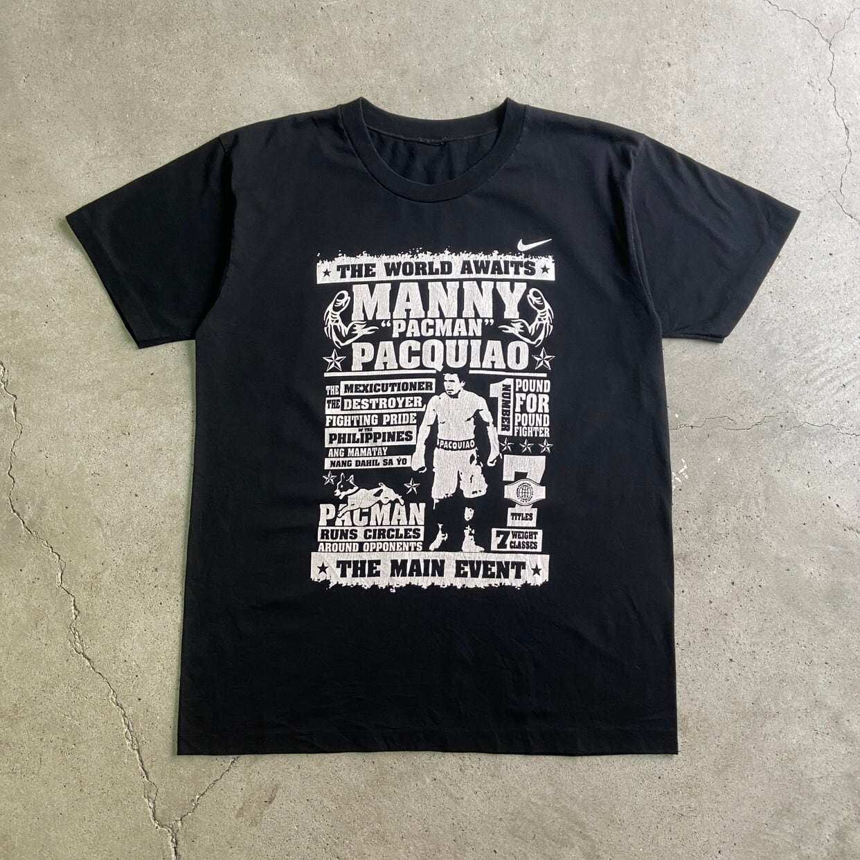 NIKE ナイキ Manny Pacquiao マニー・パッキャオ プリント Tシャツ