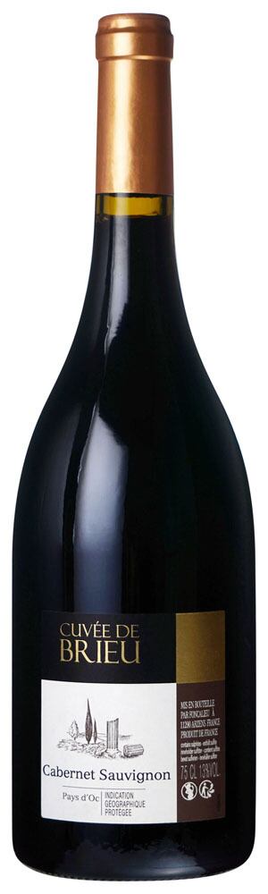 ペイ ドック カベルネ ソーヴィニヨン キュヴェ ド ブリュ　20　フォンカリュ　Pays d'Oc Cabernet Sauvignon Cuvee de Brieu　20　Foncalieu