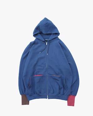 EACHTIME. ZIP UP HOODIE  NAVY