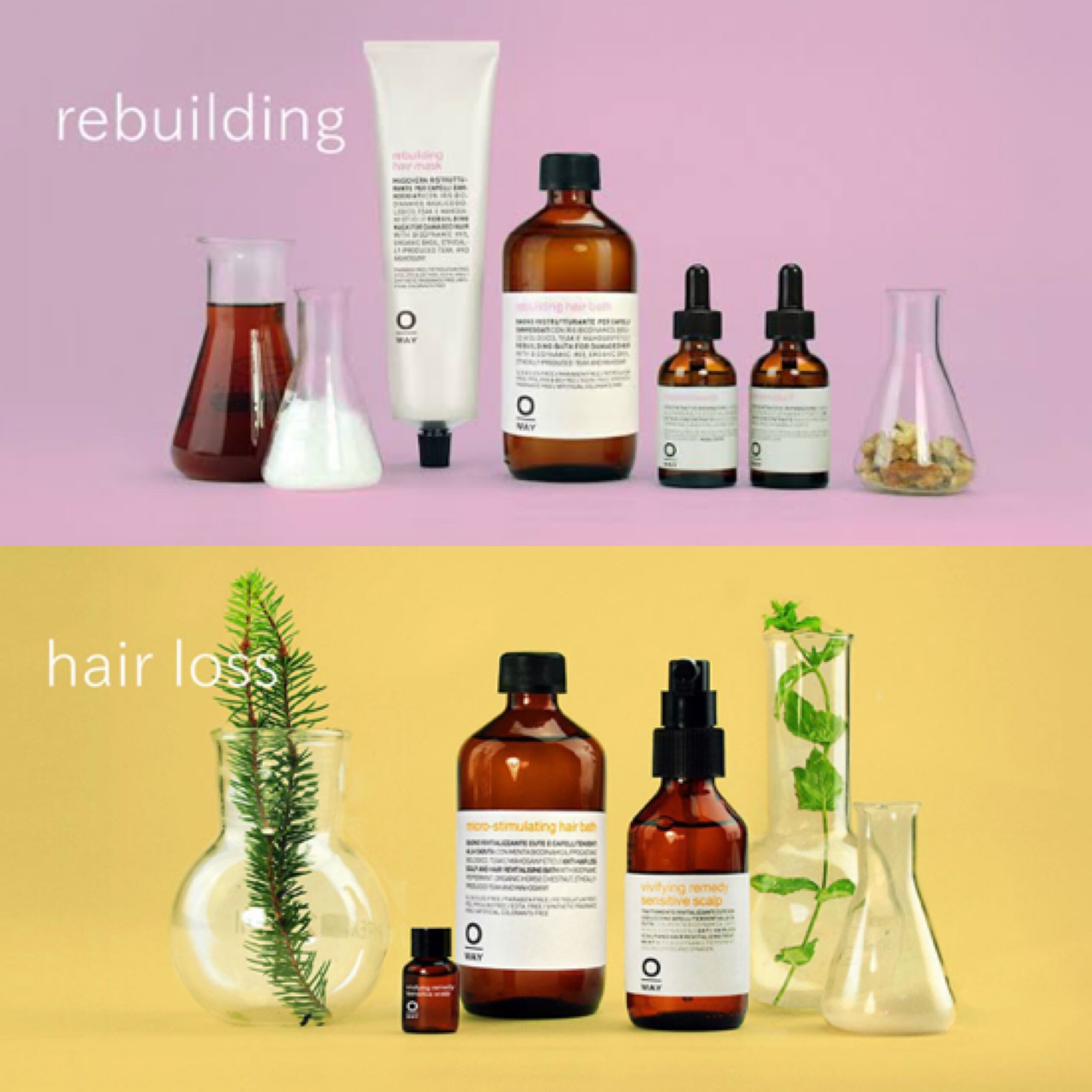 【 おすすめセット 】O-WAY ヘアロスレメディ&リビルディングヘアバス&マイクロスティミュレイティングヘアバス