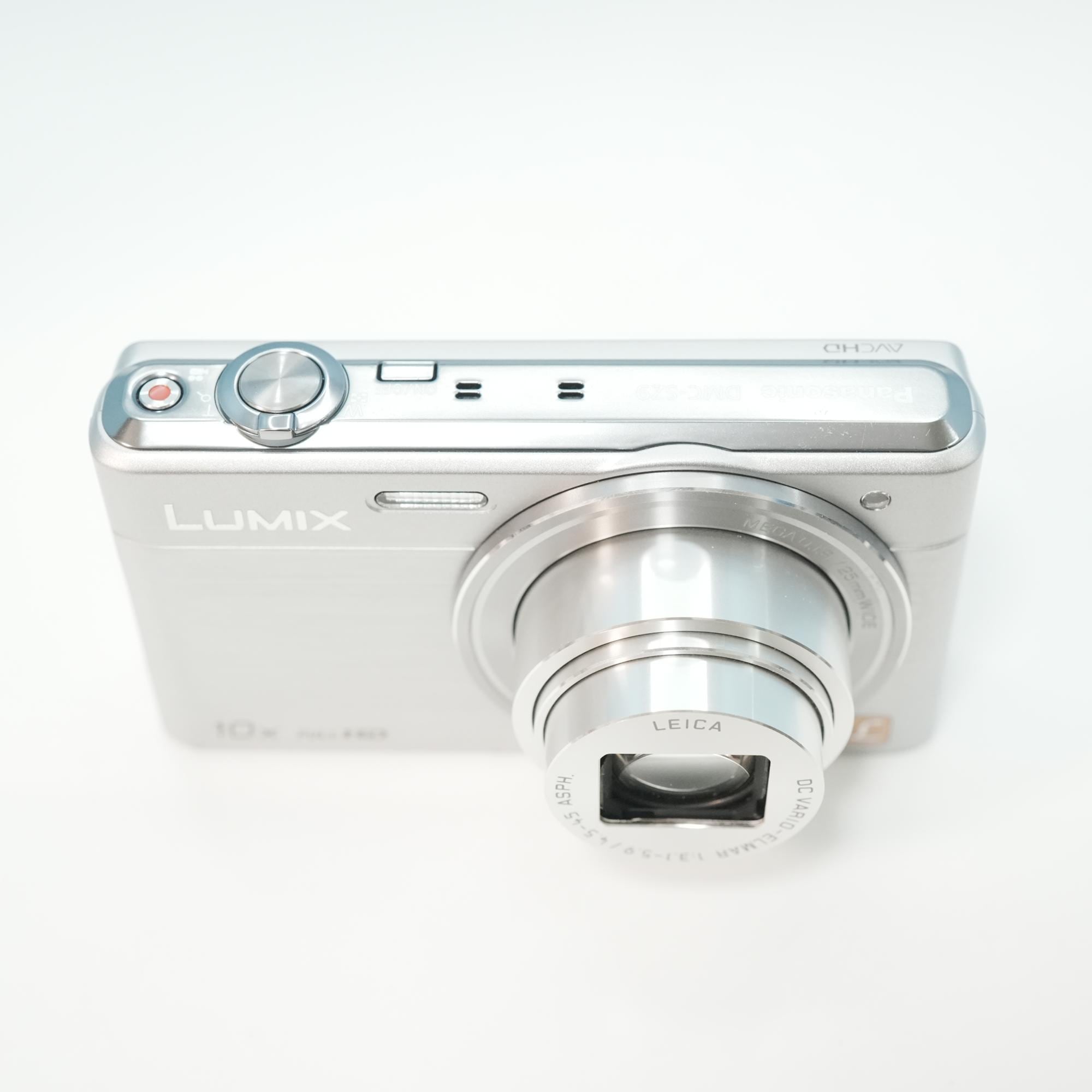 【動作品】Panasonic LUMIX DMC-SZ9 シルバー デジカメ Panasonic LUMIX DMC-SZ9 デジカメ スマホ転送OK フルセット 美品