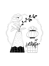 【フェアトレード】トートバッグ FLOWER