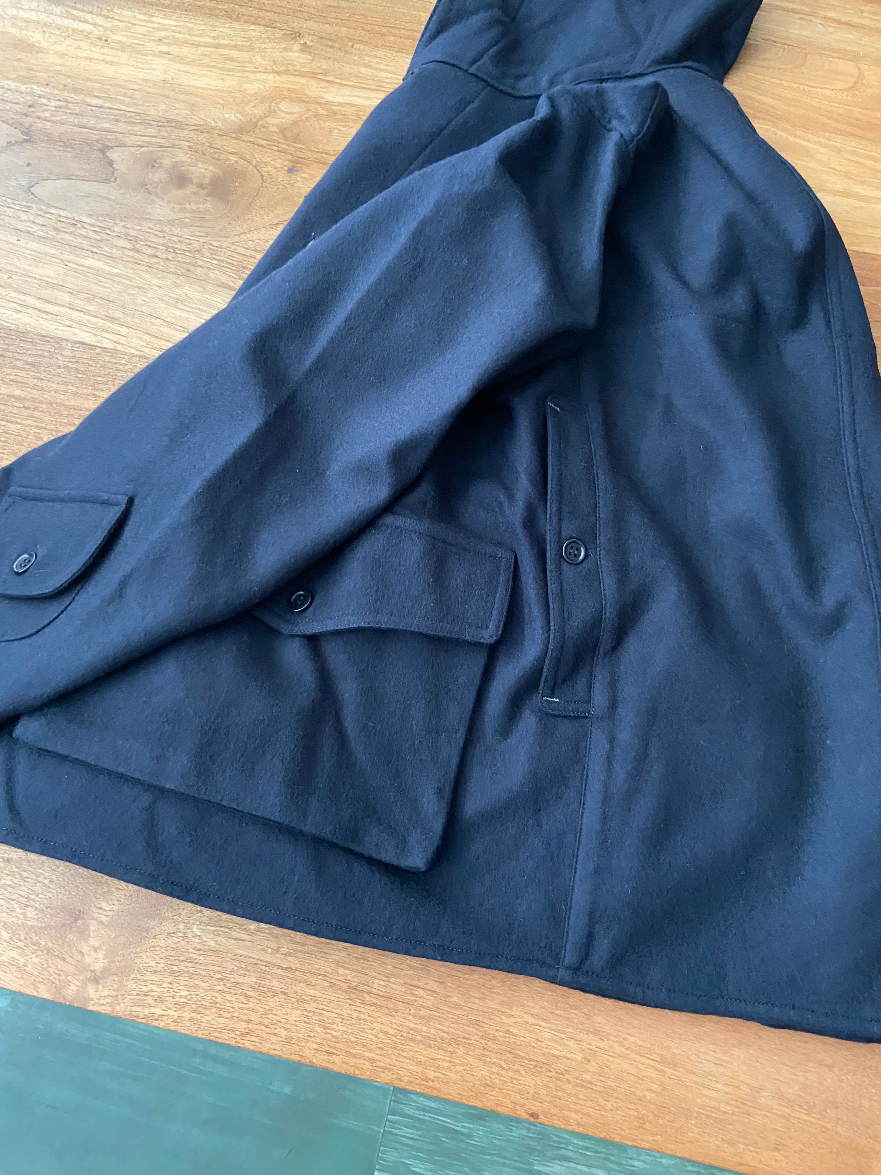 THE CORONA UTILITY / CJ045 / HOODED MACY / COMBAT FLANNEL - NAVY