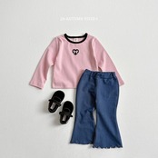 【取寄/韓国直送】VIVID-I ソフトデニムフレアパンツ|秋服|韓国子供服|26/AT