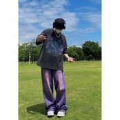 VINTAGE ストリート 蛇と花 Tシャツ T131