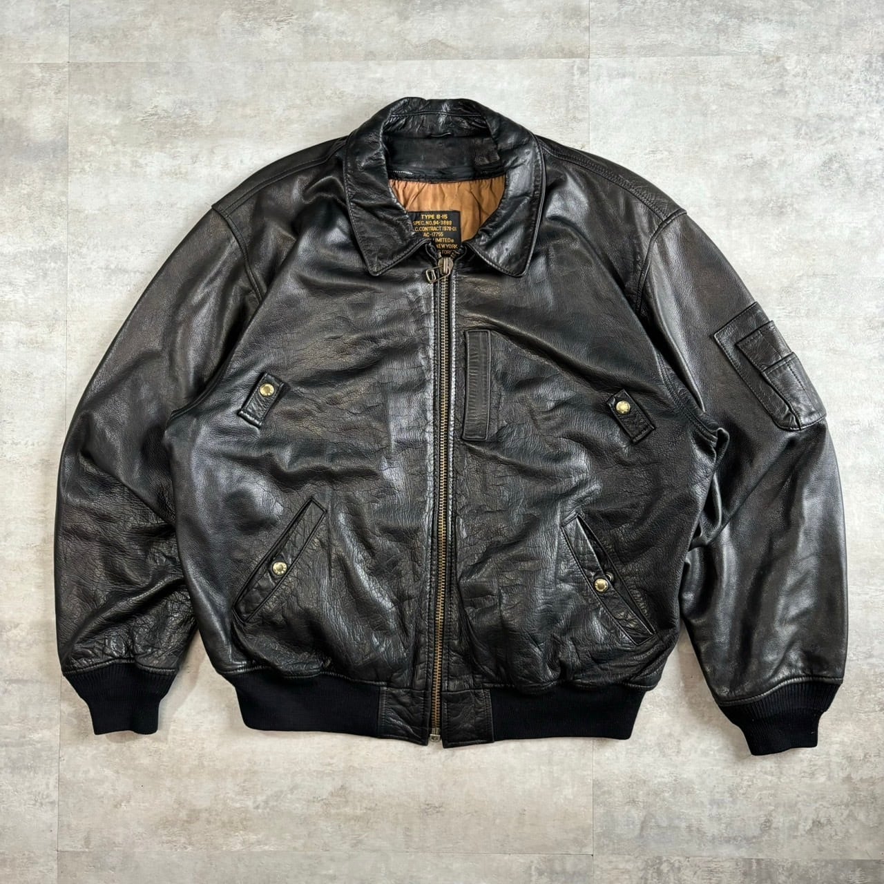 AVIREX 70s TYPE B-15 フライトジャケット レザージャケット No.1409