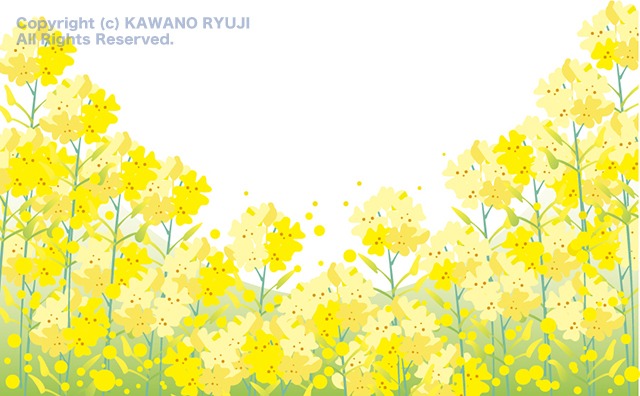 菜の花畑イラスト Aiベクターデータ Kawano ストックイラスト直販所 菜の花畑イラスト Aiベクターデータ Kawano ストックイラスト直販所
