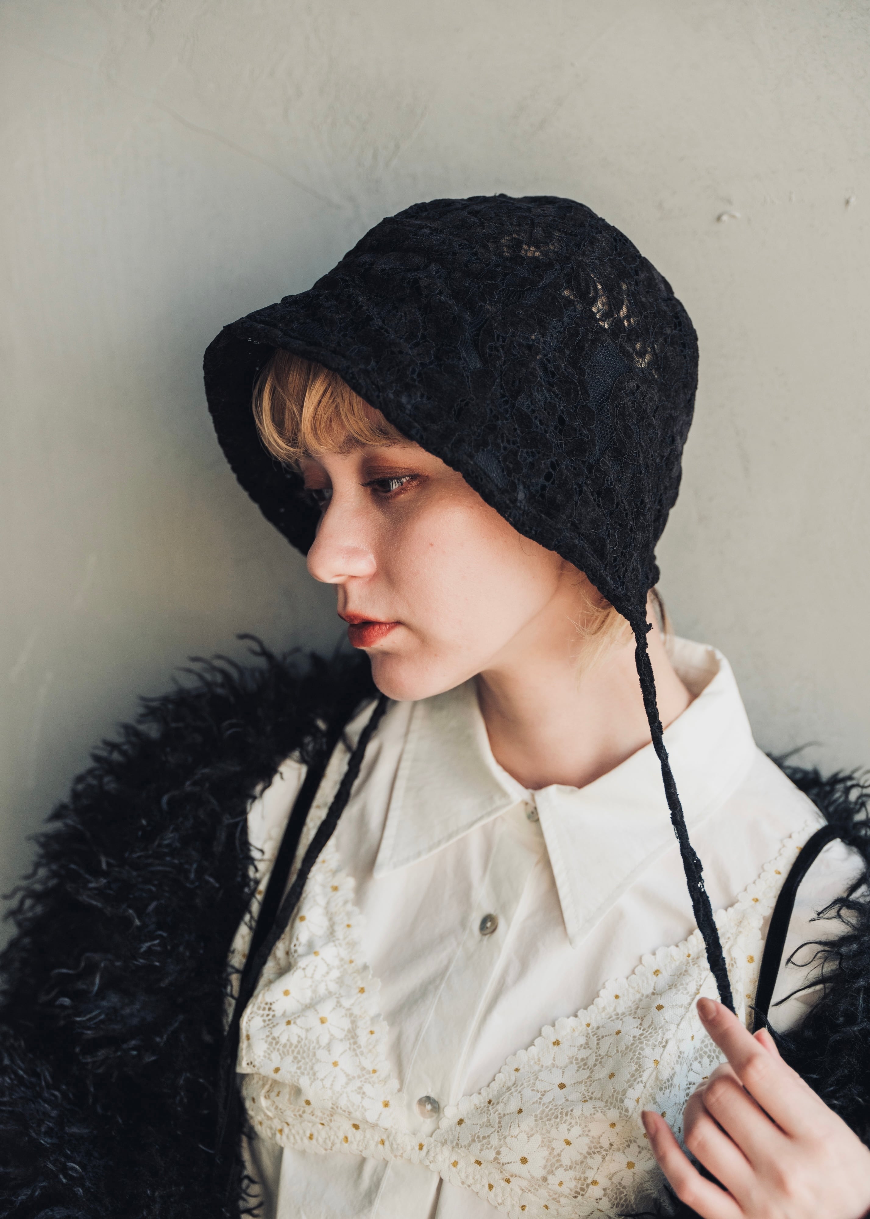 ORIENT MILLINERYオリエントミリナリー　BONNET ボネブラック ORIENT MILLINERY 帽子 ハット BONNET「ボネ」 レディース : ZOZOTOWN
