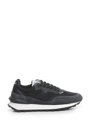 VOILE BLANCHE メンズ スニーカー レザー・スエード・ラバー Black/anthracite