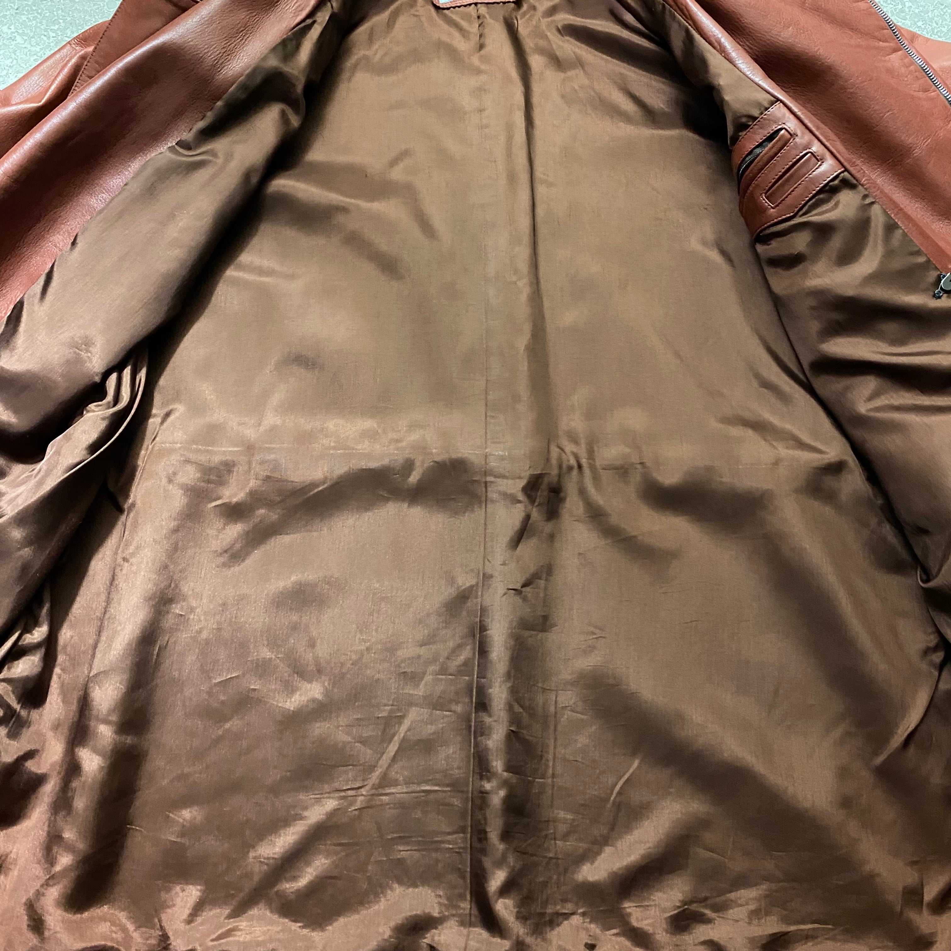 vintage CLAUDE MONTANA leather riders coat | NOIR ONLINE